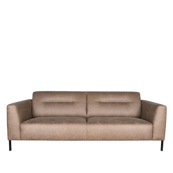 Bank Napoli - Taupe - Microfiber - 3-Zits