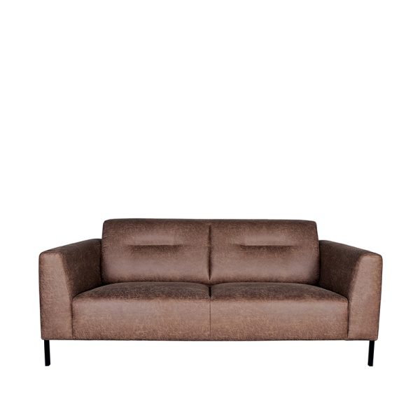 Bank Napoli - Bruin - Microfiber - 2,5-Zits