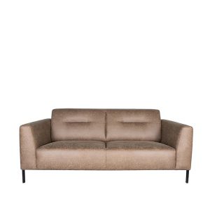 Bank Napoli - Taupe - Microfiber - 2,5-Zits