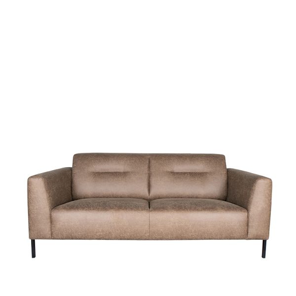 Bank Napoli - Taupe - Microfiber - 2,5-Zits