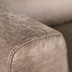 Bank Napoli - Taupe - Microfiber - 2,5-Zits