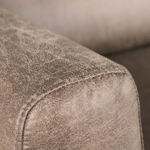 Bank Napoli - Taupe - Microfiber - 2,5-Zits