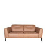 Bank Napoli - Cognac - Microfiber - 2,5-Zits