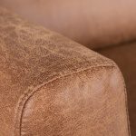Bank Napoli - Cognac - Microfiber - 2,5-Zits