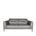 Bank Napoli - Grijs - Microfiber - 2,5-Zits
