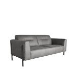 Bank Napoli - Grijs - Microfiber - 2,5-Zits