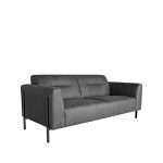 Bank Napoli - Antraciet - Microfiber - 2,5-zits