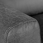 Bank Napoli - Antraciet - Microfiber - 2,5-zits