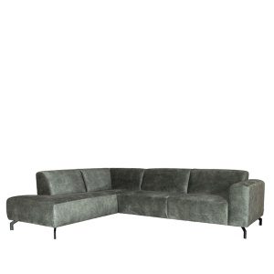 Bank Fano - Hunter - Velours - Ottomane + 2,5-Zits