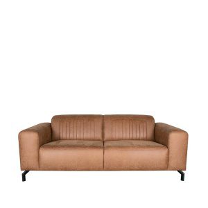 Bank Trento - Cognac - Microfiber - 2-Zits