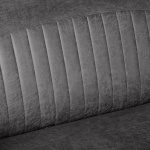 Bank Trento - Antraciet - Microfiber - 2-Zits