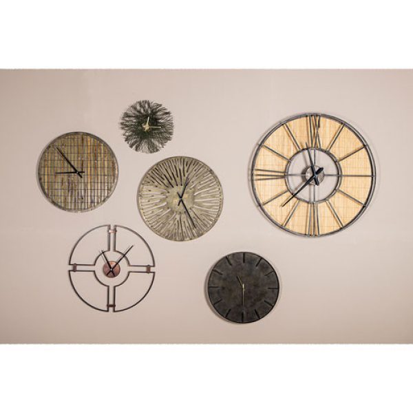 Ferine Natural Rattan wall clock