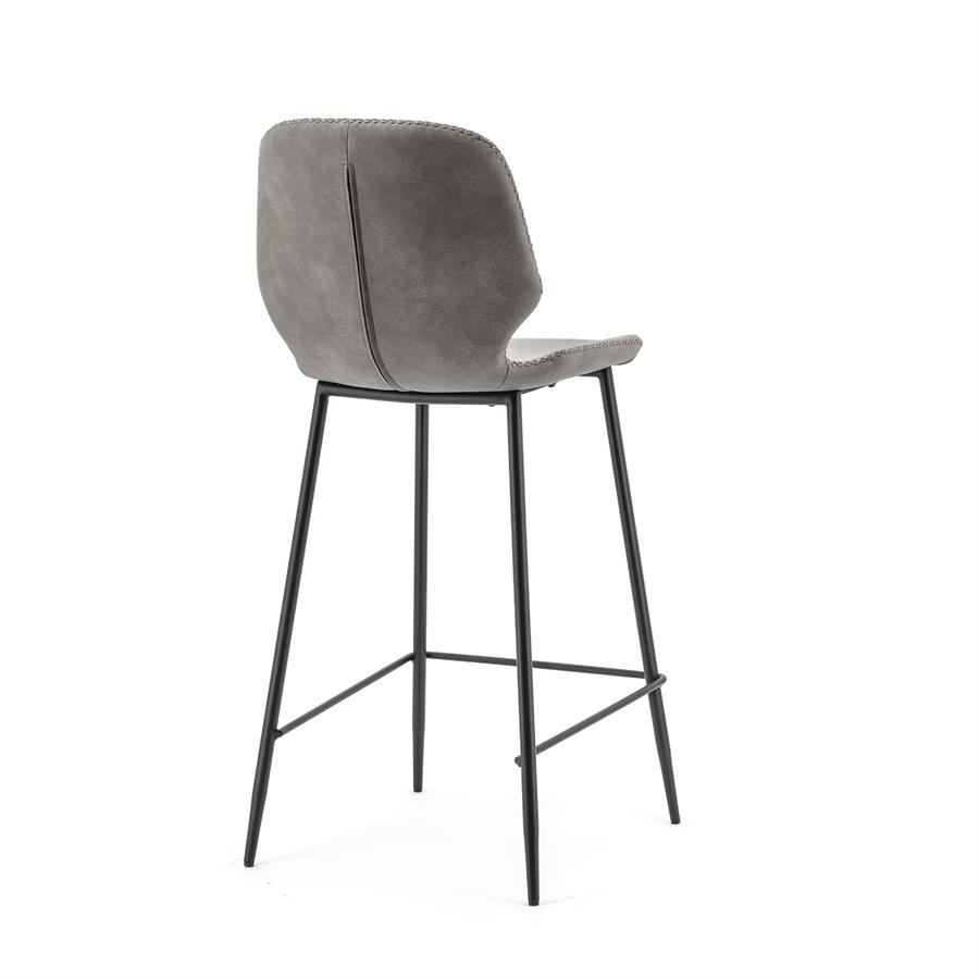 Bar chair Seashell low - grey