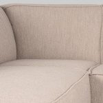Bank Kay - Naturel - Boucle - Ottomane + 2,5-Zits