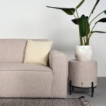 Bank Kay - Naturel - Boucle - Ottomane + 2,5-Zits