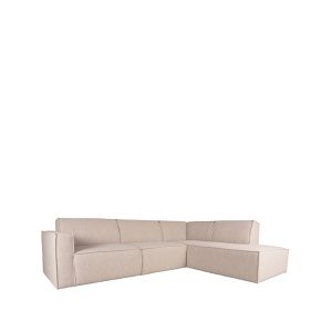 Bank Kay - Naturel - Boucle - 2-Zits + Hoek + 2-Zits