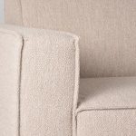 Bank Kay - Naturel - Boucle - 2-Zits + Hoek + 2-Zits