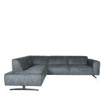 Bank Modena - Grijs - Mircoskin - Ottomane + 2,5-Zits