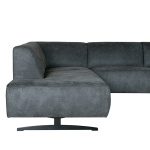 Bank Modena - Grijs - Mircoskin - Ottomane + 2,5-Zits