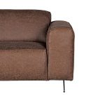 Bank Modena - Bruin - Microfiber - 3-Zits