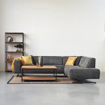 Bank Modena - Cognac - Microfiber - 3-Zits