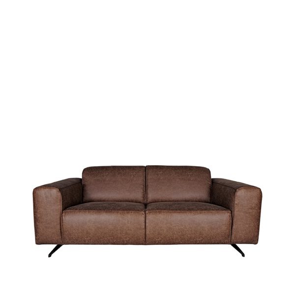 Bank Modena - Bruin - Microfiber - 2-Zits