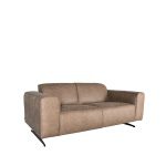 Bank Modena - Taupe - Microfiber - 2-Zits