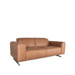 Bank Modena - Cognac - Microfiber - 2-Zits