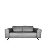 Bank Modena - Grijs - Microfiber - 2-Zits