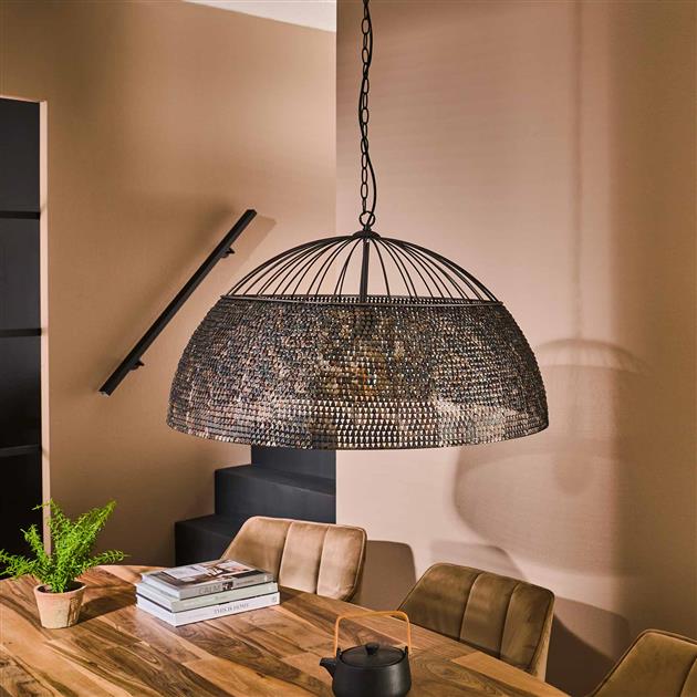 Hanglamp 80 armor / Zwart bruin