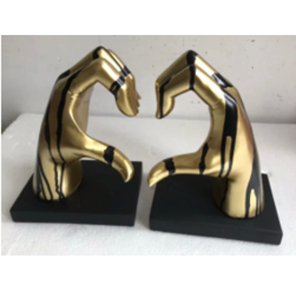 Boekenstandaard Love (Black/gold)