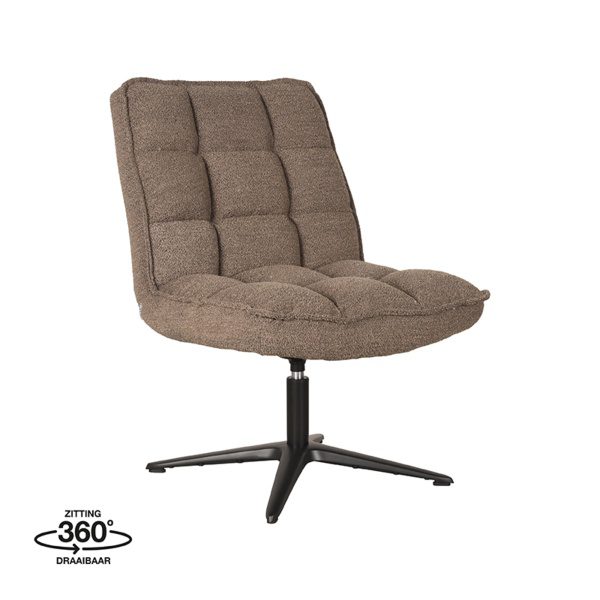 Fauteuil Vince - Bruin - Boucle