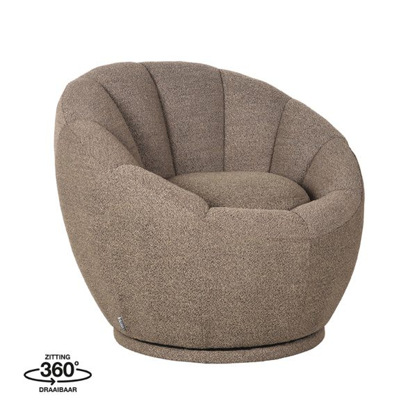 Fauteuil Crown - Bruin - Boucle