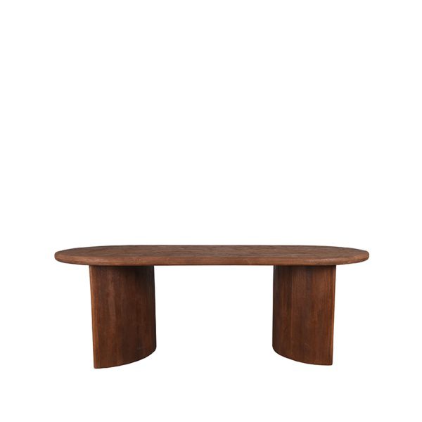 Eetkamertafel Vito - Espresso - Mangohout - 240 cm