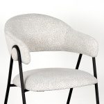 Set V 2 - Eetkamerstoel Lowen - Ivory - Boucle