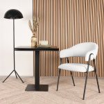 Set V 2 - Eetkamerstoel Lowen - Ivory - Boucle