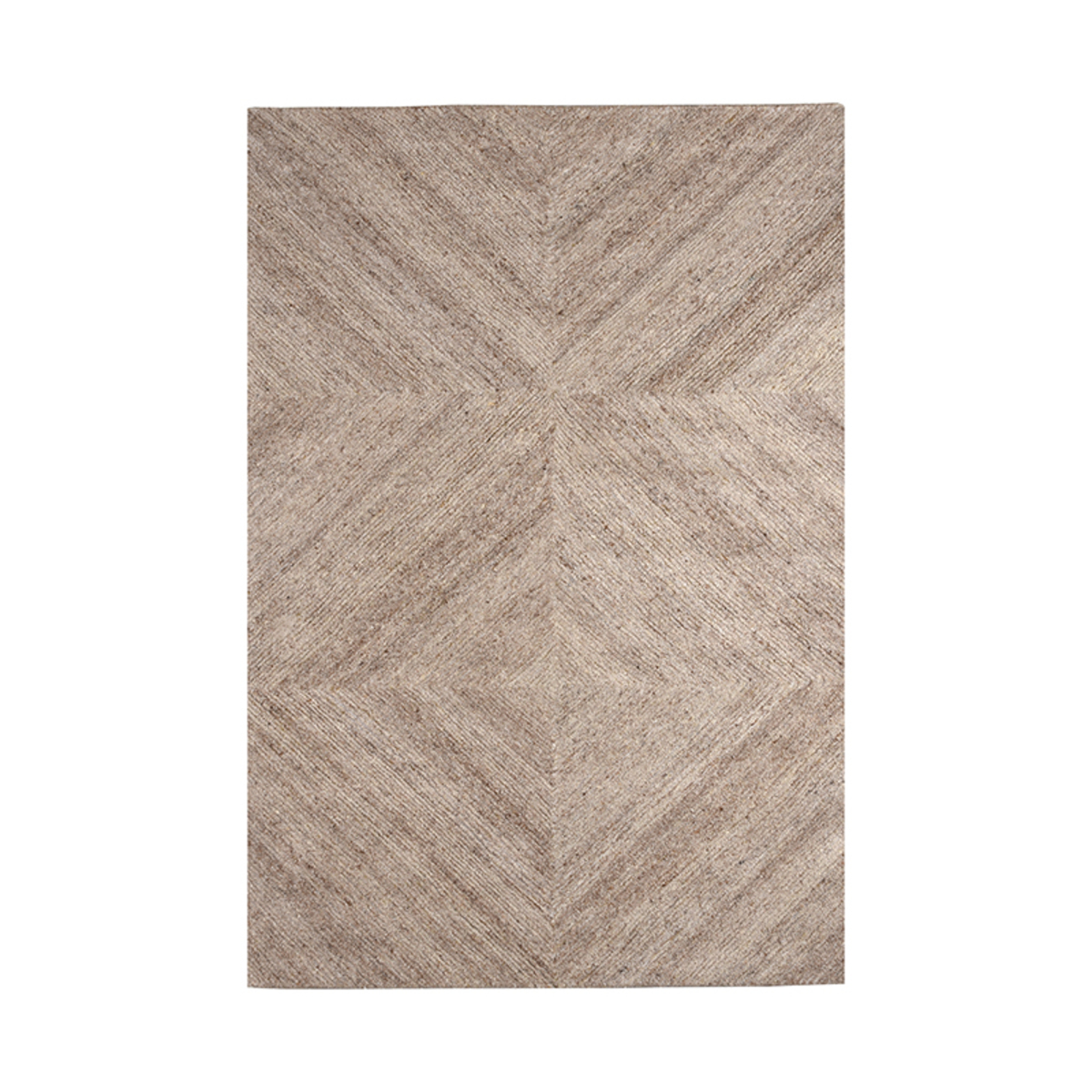 Vloerkleden Blendy - Taupe - Wol