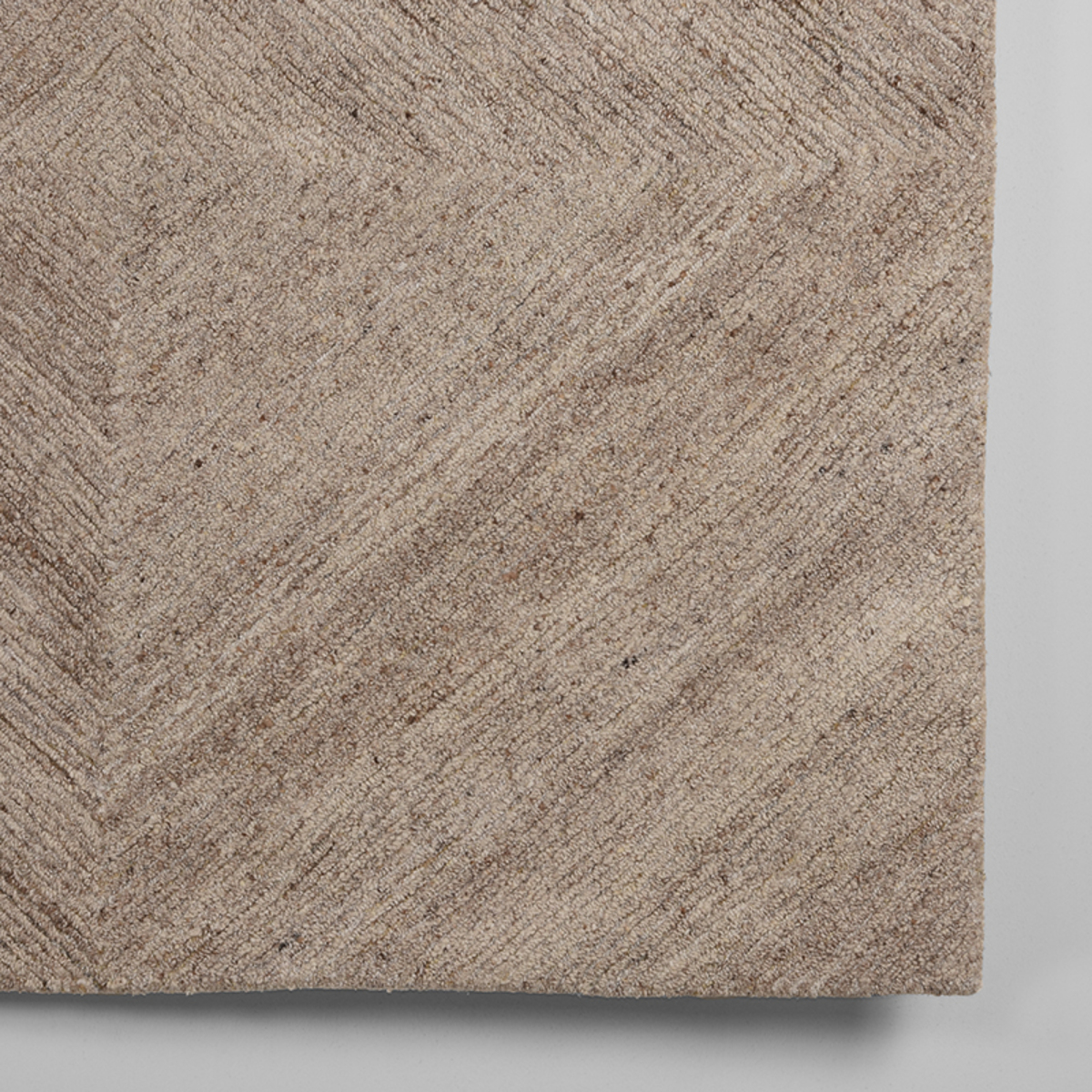 Vloerkleden Blendy - Taupe - Wol