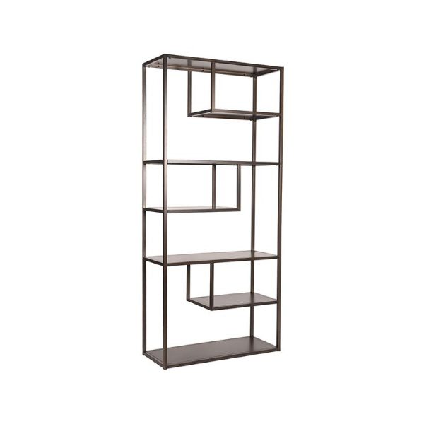 Boekkast Loft - Vintage Metaal - Metaal