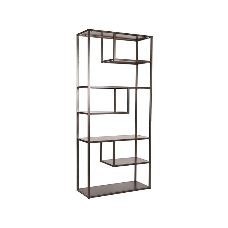 Boekkast Loft - Vintage Metaal - Metaal