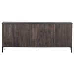 New Gravure Dressoir 200 Cm Essen Massief Espresso [fsc]