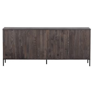 New Gravure Dressoir 200 Cm Essen Massief Espresso [fsc]