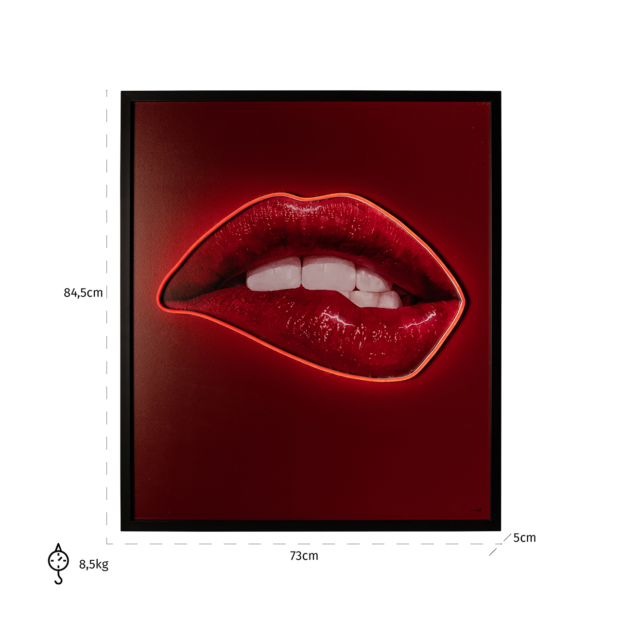 Wall art Lips Online Kopen 4UDesigned.nl