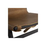 Consume Fauteuil Hout/echt Leer Zwart/bruin