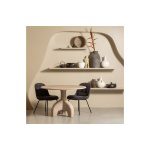 Smooth Eettafel Mango Hout Naturel Finish 76xØ120cm