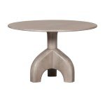 Smooth Eettafel Mango Hout Naturel Finish 76xØ120cm