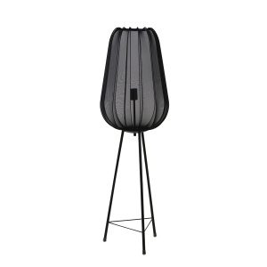 Vloerlamp driepoot 42x132 cm PLUMERIA zwart