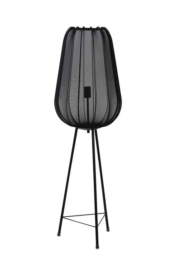 Vloerlamp driepoot 42x132 cm PLUMERIA zwart