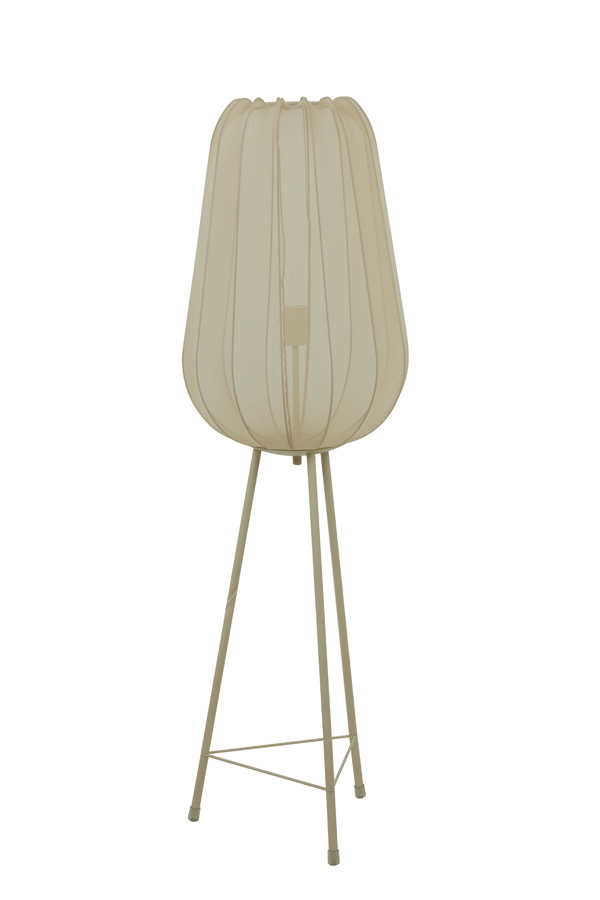 Vloerlamp driepoot 42x132 cm PLUMERIA zand