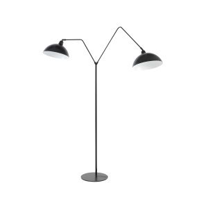 Vloerlamp 2L 140x31x180 cm ORION mat zwart